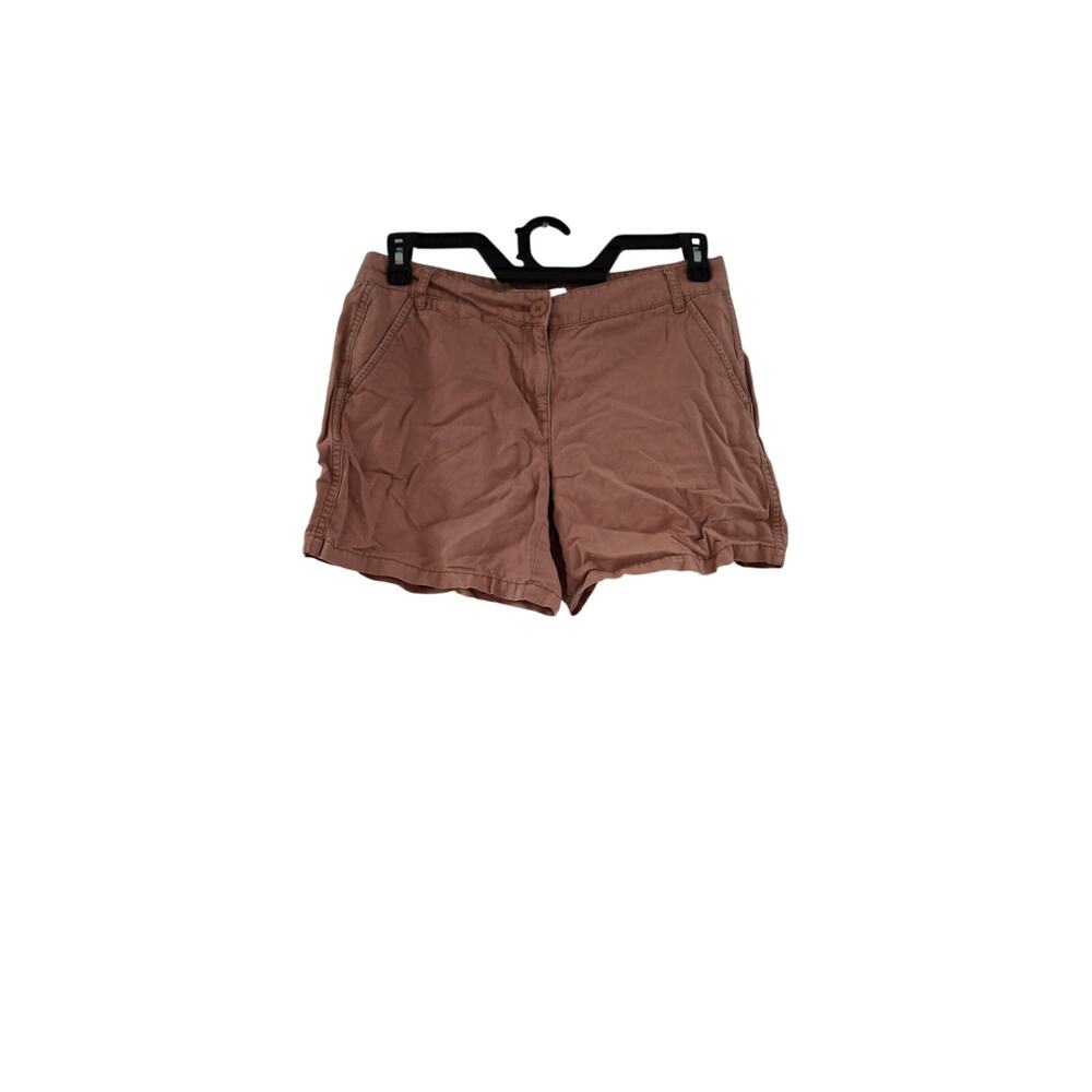 Women's Ann Taylor Loft Size 6 Pink Linen Shorts